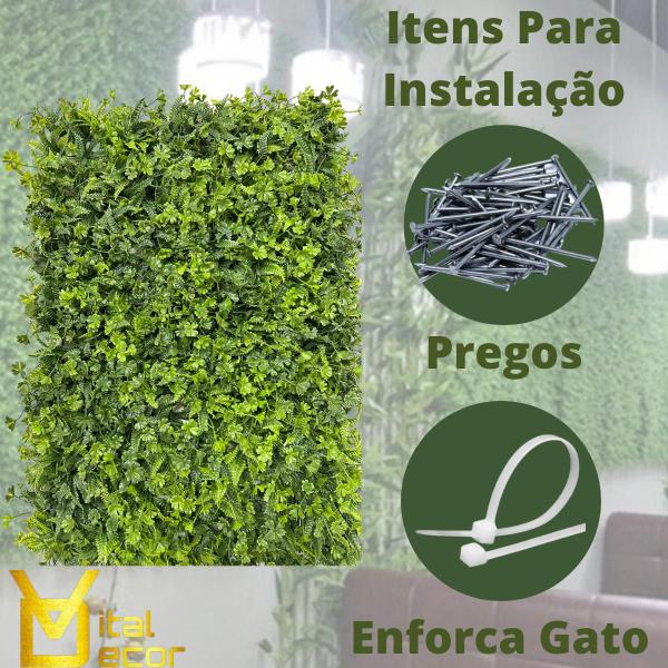 Imagem de Jardim Vertical Revestimento Artificial decorativo 40x60cm