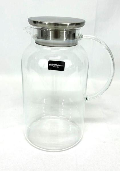 Imagem de Jarra 1,8L Tampa Inox + 6 Copos 420Ml Luxo