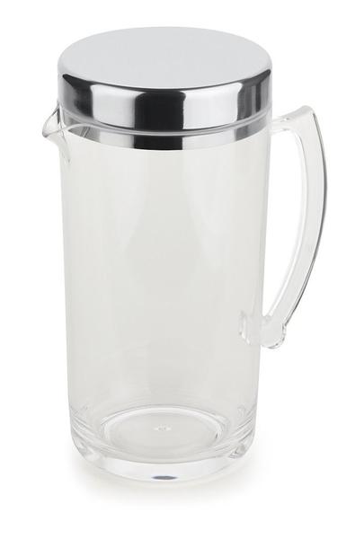 Jarra com tampa 2L Acrílico Vision Forma Inox Imagem de Jarra com tampa 2L Acrílico Vision Forma Inox