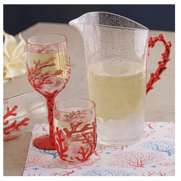 Jarra Coral Vermelha Em Acrílico 2.4 Litros - Bon Gourmet - ROJEMAC Imagem de Jarra Coral Vermelha Em Acrílico 2.4 Litros - Bon Gourmet