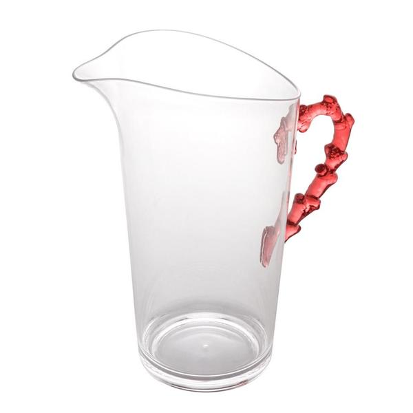 Jarra Coral Vermelha Em Acrílico 2.4 Litros - Bon Gourmet - ROJEMAC Imagem de Jarra Coral Vermelha Em Acrílico 2.4 Litros - Bon Gourmet