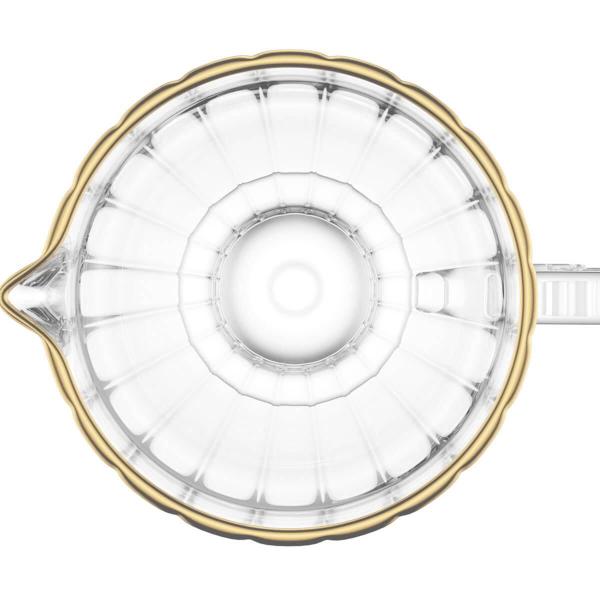 Imagem de Jarra Cristal Lyor 1,3L Fio de Ouro Imperial Alça para Servir Água Sucos Vitaminas