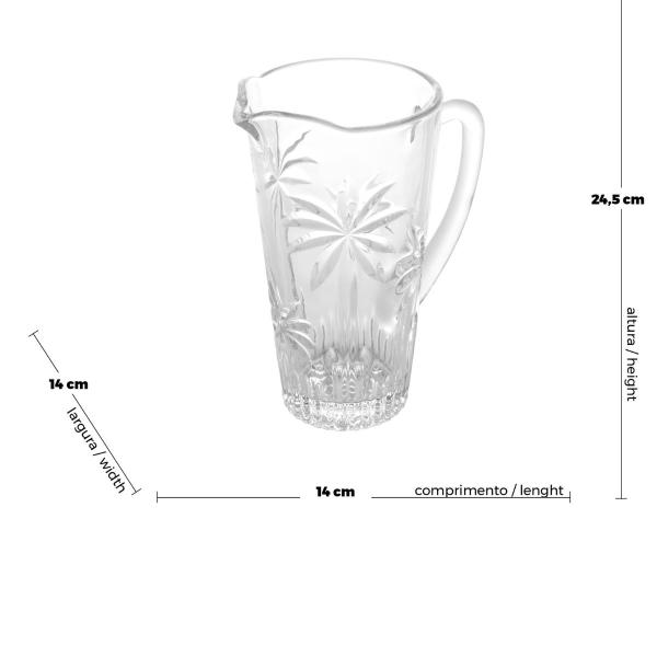 Imagem de Jarra Cristal Palm Tree  1,2l