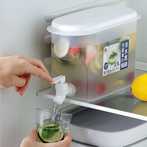 Jarra de água de 3500ml com faucet Limão Suco de Limão Jug Kitchen Drinkware Kettle Pot Cold Water Bottle Container Heat Resistant Pitcher Potes de água e chaleiras - HTTN Imagem de Jarra de água de 3500ml com faucet Limão Suco de Limão Jug Kitchen Drinkware Kettle Pot Cold Water Bottle Container Heat Resistant Pitcher Potes de água e chaleiras
