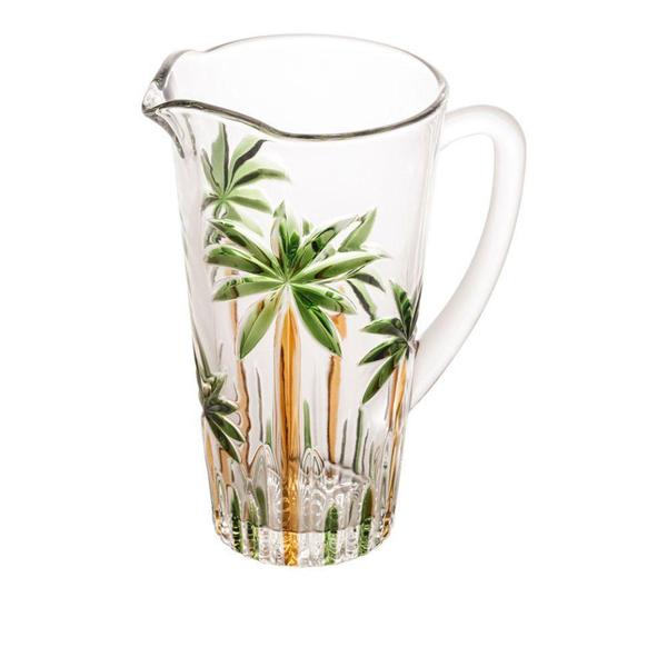 Imagem de Jarra de Cristal Palm Tree Handpaint 1,2 Litros 12833 - Wolff