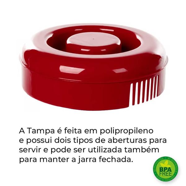 Imagem de Jarra de Suco e Água de Plástico com Tampa 4 Litros - Tritec