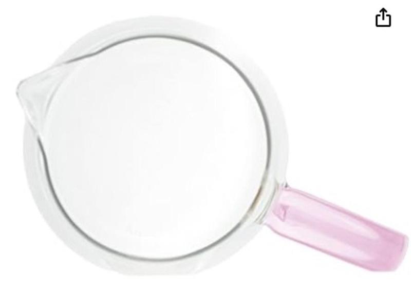 Jarra de Vidro Borossilicato com Alça Fun Rosa 1,3L - Wolff Imagem de Jarra de Vidro Borossilicato com Alça Fun Rosa 1,3L - Wolff