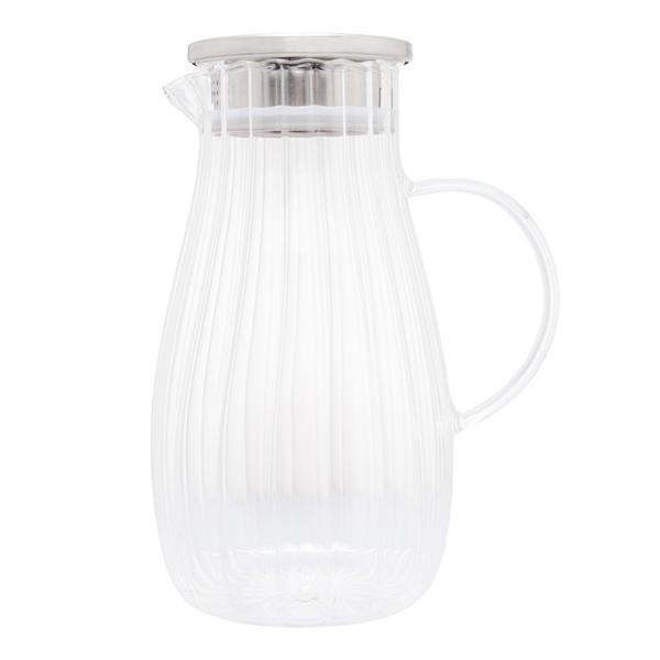 Jarra de Vidro c/ Tampa Classic 1,75L - ROJEMAC Imagem de Jarra de Vidro c/ Tampa Classic 1,75L