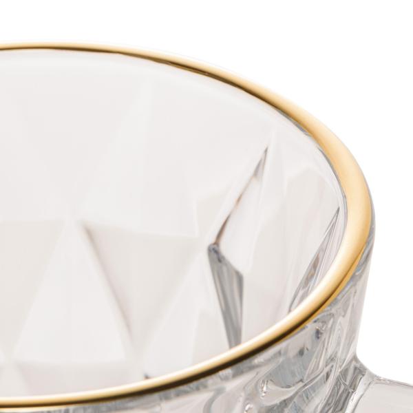 Jarra De Vidro Com Fio De Ouro Diamond Transparente - Lyor Imagem de Jarra De Vidro Com Fio De Ouro Diamond Transparente