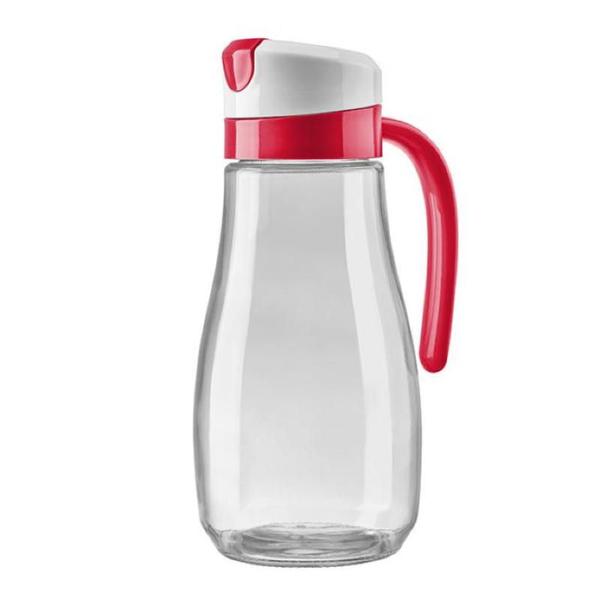Jarra de Vidro Com Tampa Paládio Para Água Sucos 950ml - Hauskraft Imagem de Jarra de Vidro Com Tampa Paládio Para Água Sucos 950ml