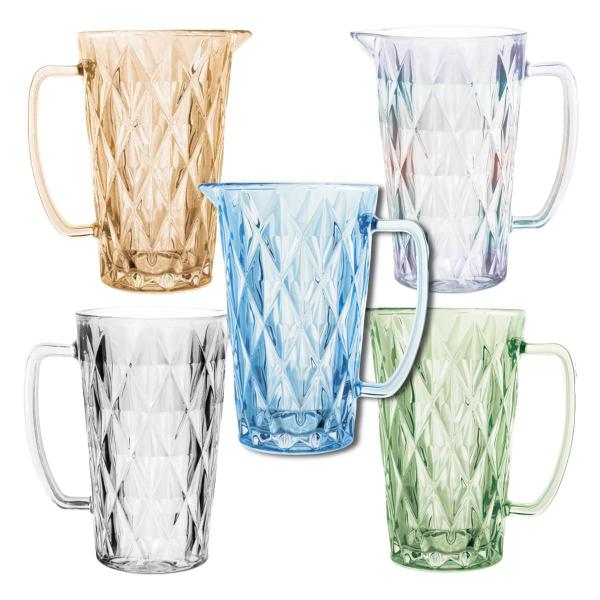 Jarra De Vidro Diamond 1l Para Água Suco Drinks Diamante Nf - Original Imagem de Jarra De Vidro Diamond 1l Para Água Suco Drinks Diamante Nf