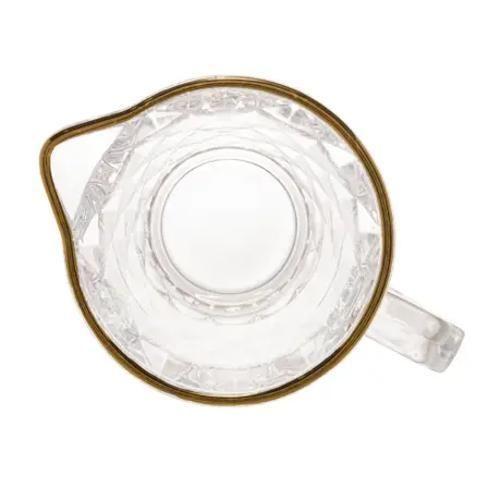 Jarra De Vidro Diamond Fio De Ouro Lyor 1L Para Bebidas 20Cm Imagem de Jarra De Vidro Diamond Fio De Ouro Lyor 1L Para Bebidas 20Cm