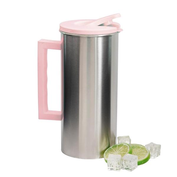 Imagem de Jarra Inox 1600ML Rosa Bebê