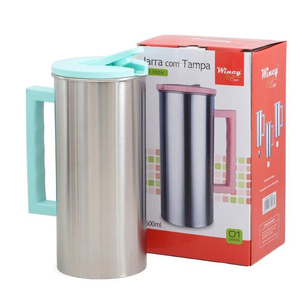 Imagem de Jarra Inox Cor Menta 1600ML