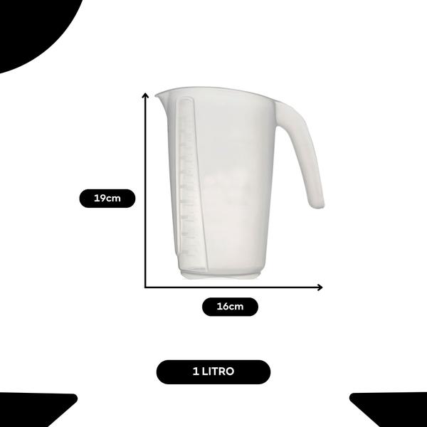 Jarra Medidora 1 Litro Agua Suco Sanremo Imagem de Jarra Medidora 1 Litro Agua Suco Sanremo