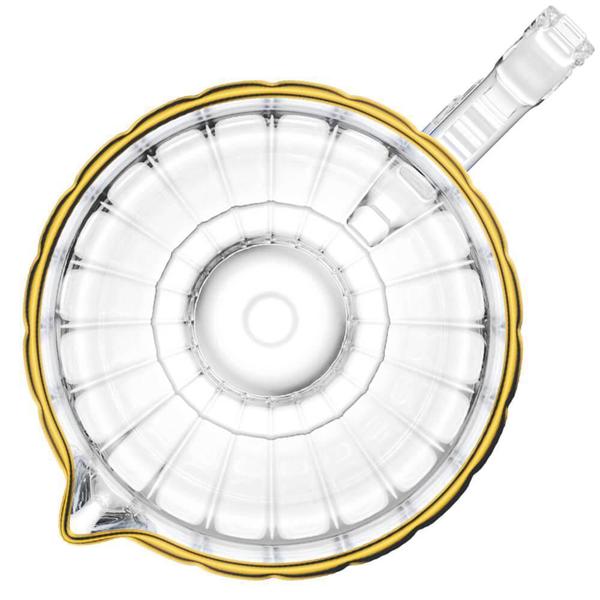 Imagem de Jarra Suco E Água Em Cristal Transparente Imperial Fio Ouro