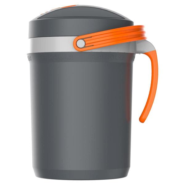 Jarra Térmica Fliptop Cinza Com Laranja 2.5L Termolar Imagem de Jarra Térmica Fliptop Cinza Com Laranja 2.5L Termolar