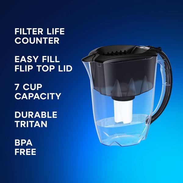 Imagem de Jarro de filtro de água AQUAPHOR Ideal 7 Cup com 3 filtros B15