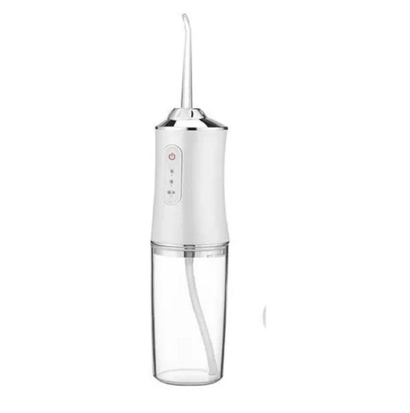 Imagem de Jato D Água Irrigador Limpador Bocal Dental Dentes Gengiva Oral Recarregável USB 220ml com 4 Bicos