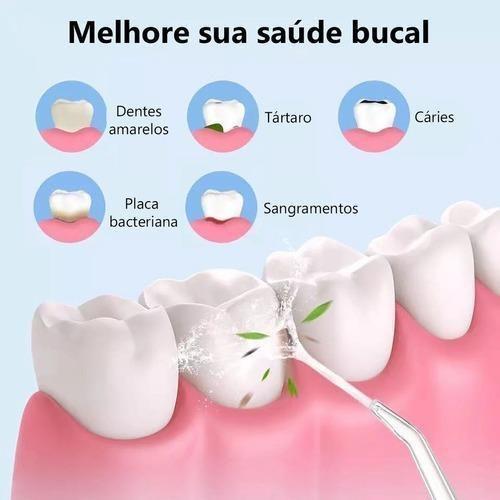 Imagem de Jato D'Água Irrigador Oral Higiene Limpeza Bucal E Dental