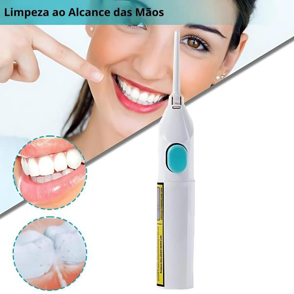 Imagem de Jato de Água Dental Irrigador Bucal Sorriso Brilhante