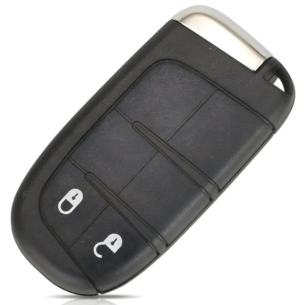 Imagem de Jeep Renegade Compass Auto SUV Smart Remote Car Key Shell Fob 3 4 5 Botões Keyless Entry Case