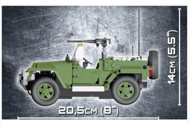 Jeep Wrangler Blocos para Montar 250 peças Cobi Imagem de Jeep Wrangler Blocos para Montar 250 peças Cobi