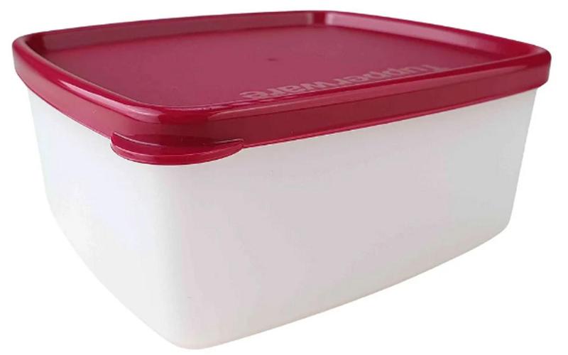 Imagem de Jeitosinho 400ml Transparente com tampa Vinho Tupperware