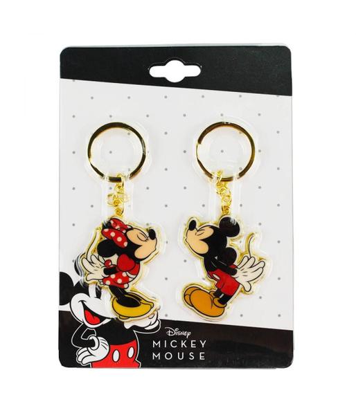 Jg 2 Chaveiros Mickey Minnie Beijando 5.5Cm - Disney Imagem de Jg 2 Chaveiros Mickey Minnie Beijando 5.5Cm - Disney