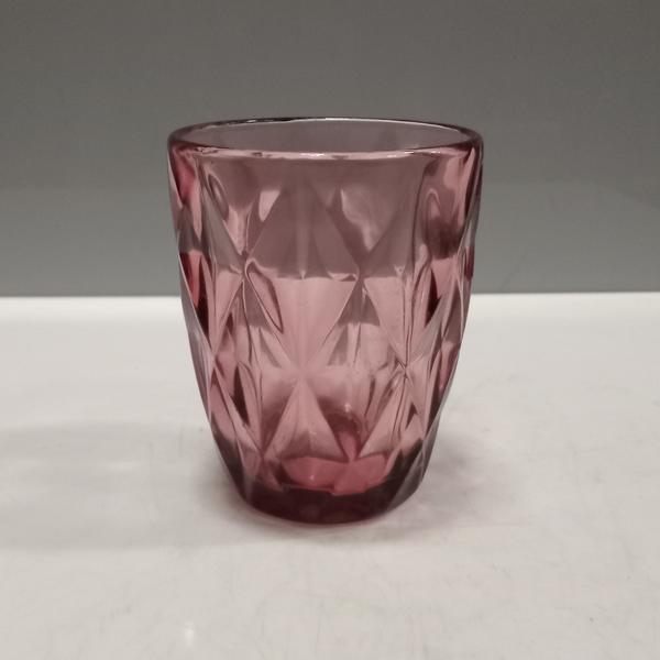 Imagem de JG 6PÇ COPO ÁGUA VIDRO 270ml 10x8x8cm ROSA