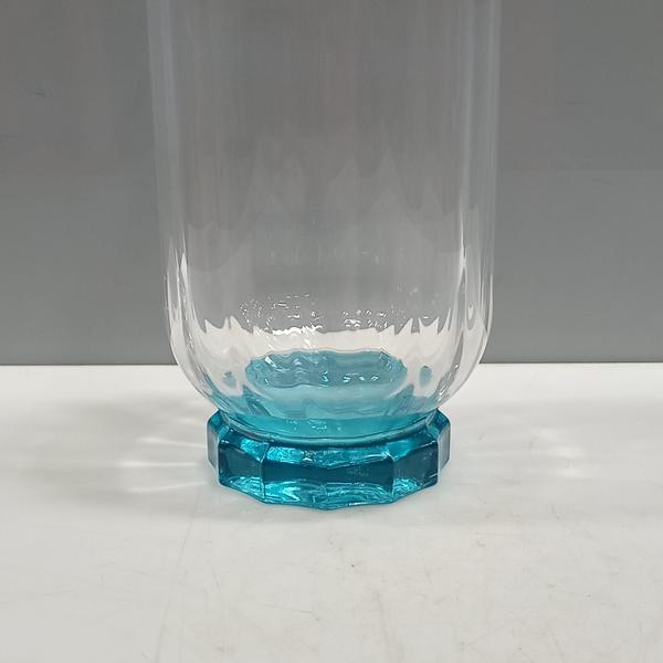 Imagem de JG 6PÇ COPO BORMIOLI ROCCO FLORIAN PÉ AZUL VIDRO 430ml 14x7x7cm TRANSPARENTE