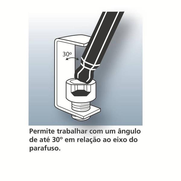 Imagem de Jg. ch. hexagonais abauladas 8 pcs tramontina