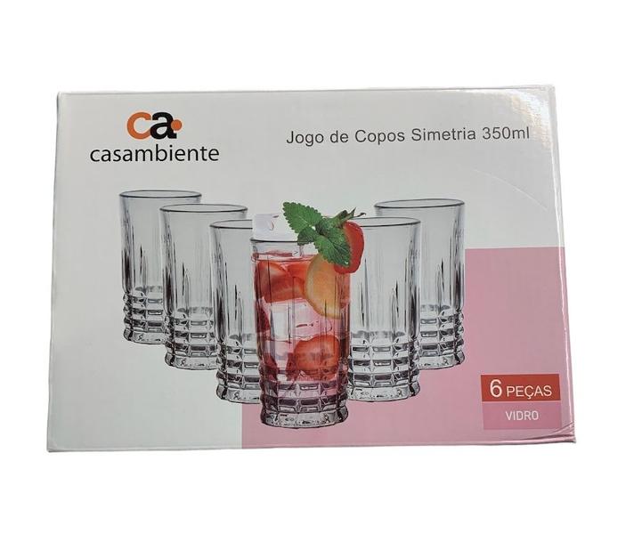 Imagem de Jg copo 6pc 350ml simetria