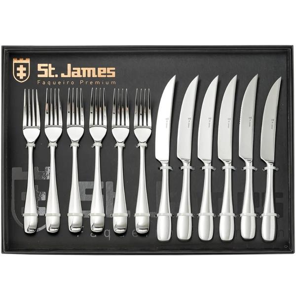 Imagem de Jg de churrasco serenity inox - 12 pcs st james