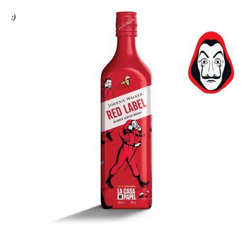 Imagem de Jhonnie Walker Red Label La Casa De Papel 750ml + Red Design