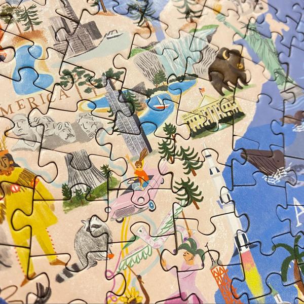 Imagem de Jigsaw Puzzle bopster World Map 1000 peças para adultos