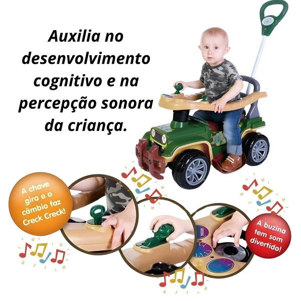 Imagem de Jip Jip Militar Maral Carrinho de Empurrar Infantil Menino