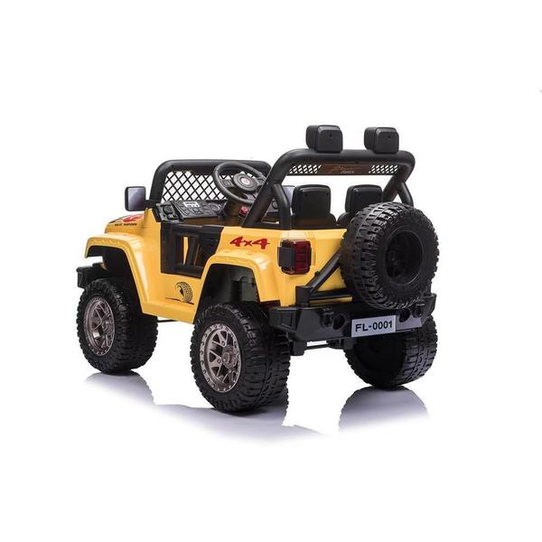 Imagem de Jipe Elétrico Carro Motorizado Infantil - Amarelo