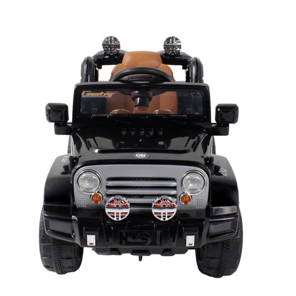 Jipe Elétrico Infantil Preto Com Controle Remoto 12v Bel - Bel Fix Importacao Ltda Imagem de Jipe Elétrico Infantil Preto Com Controle Remoto 12v Bel