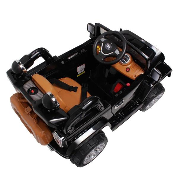 Jipe Elétrico Infantil Preto Com Controle Remoto 12v Bel - Bel Fix Importacao Ltda Imagem de Jipe Elétrico Infantil Preto Com Controle Remoto 12v Bel