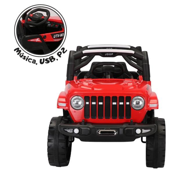 Jipe Infantil Elétrico 12v Caminhonete Motorizado Controle Remoto Música - Bang Toys Imagem de Jipe Infantil Elétrico 12v Caminhonete Motorizado Controle Remoto Música