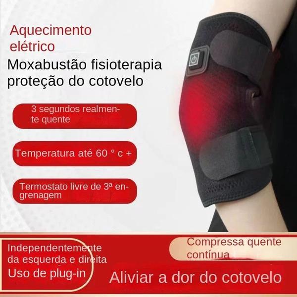 Imagem de Joelheira Aquecida Elétrica Massagem Relaxamento Muscular