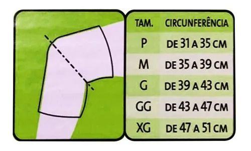 Imagem de Joelheira Compressão Fitness Proteção Ortopédica