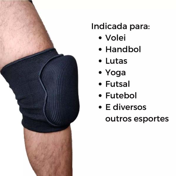 Joelheira De Futsal Muay Thai Volei Adulto Progne Sports Imagem de Joelheira De Futsal Muay Thai Volei Adulto Progne Sports