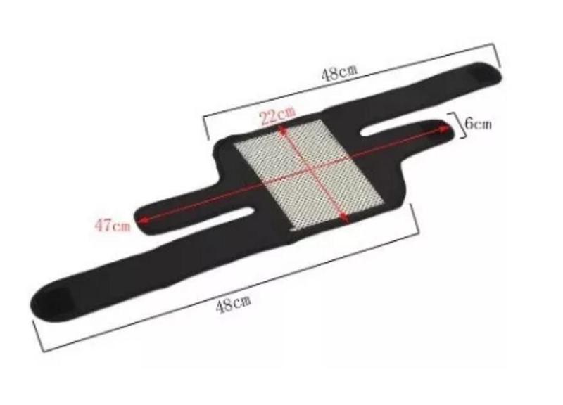 Imagem de Joelheira Magnética Com Turmalina Ortopédica Artrite Artrose