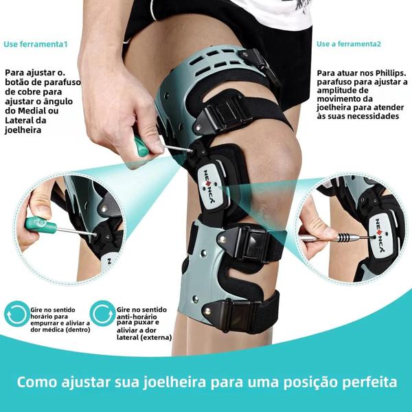 Imagem de Joelheira Neenca Oca para Dor de Artrite e Osteoartrite - Suporte e Reparo de Cartilagem