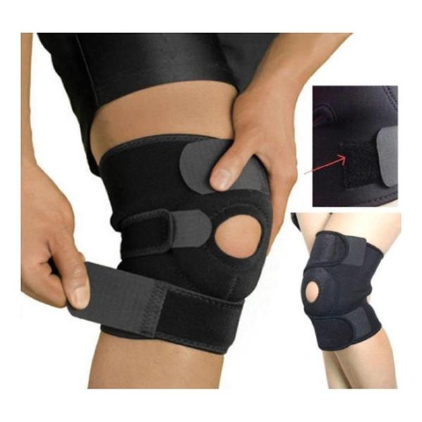 Imagem de Joelheira Ortopédica Neoprene Ajustável Reforçada Universal Esportiva Musculação