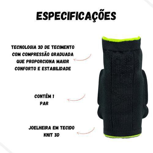 Imagem de Joelheira Vôlei N1 Sport Profissional Unissex 1 Par Knit 3d