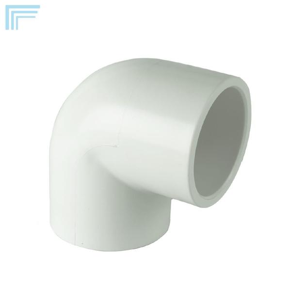 Imagem de JOELHO COTOVELO 90 SOLDÁVEL 1/2" UPVC BRANCO 20MM Kit 3