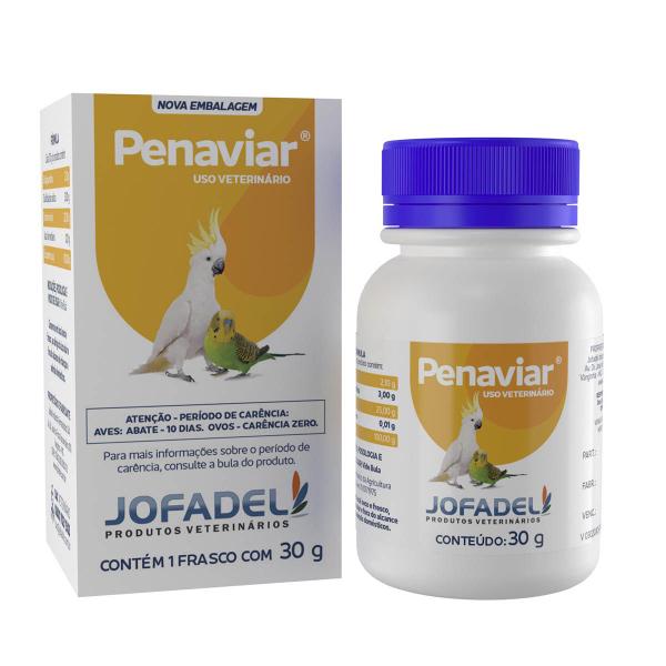 Jofadel Penaviar Trata Infecções Entéricas Cólera Aviária Coriza Germes e Diarréias Pássaros e Aves Imagem de Jofadel Penaviar Trata Infecções Entéricas Cólera Aviária Coriza Germes e Diarréias Pássaros e Aves